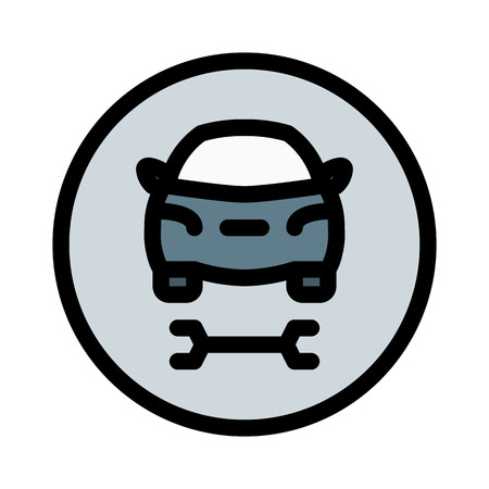 Car Service or Repairのイラスト素材
