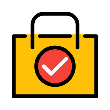 Done or Verified Bagのイラスト素材
