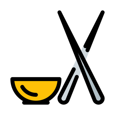 chopsticksのイラスト素材