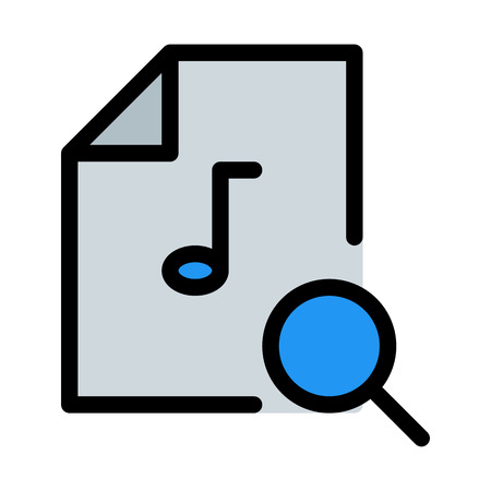 Search Music Playlistのイラスト素材