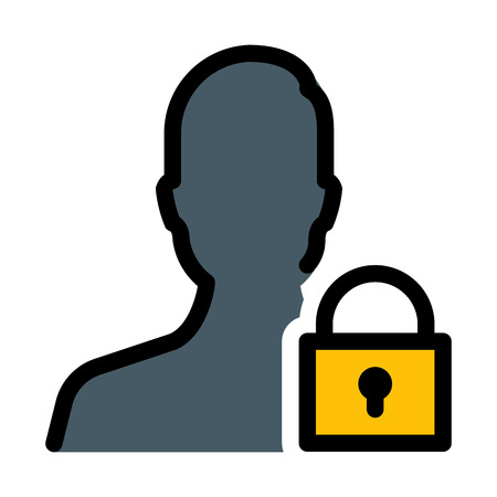 User Profile Lockのイラスト素材