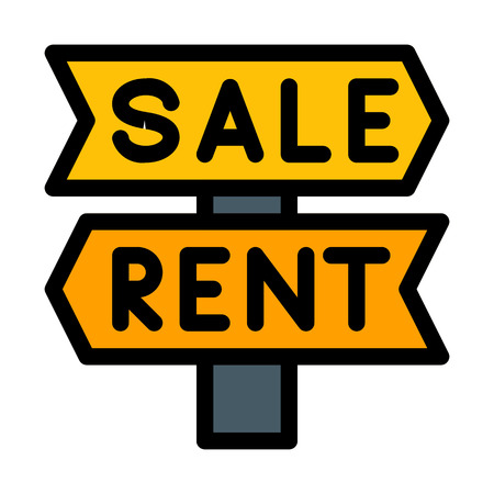Rent Sale Signのイラスト素材