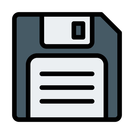 Save File Buttonのイラスト素材