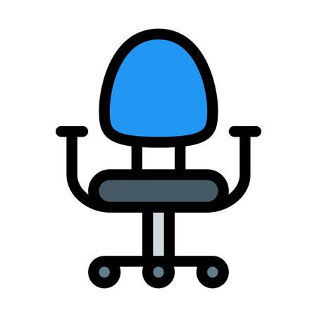 Office Revolving Chairのイラスト素材