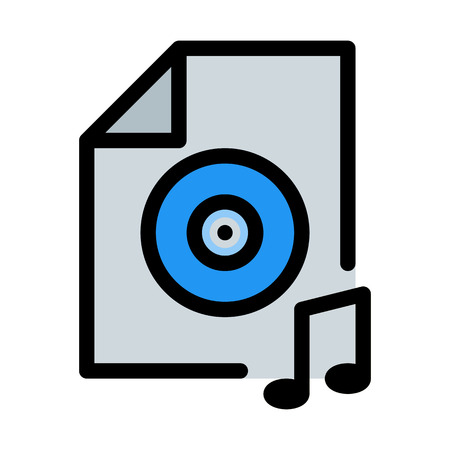 Disc Audio File Formatのイラスト素材
