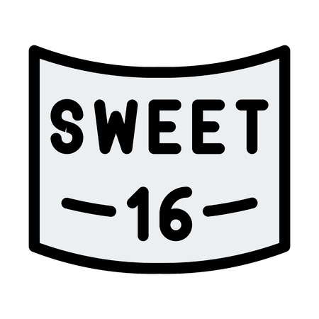 Sweet Sixteen Birthdayのイラスト素材