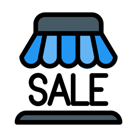 Marketplace - retail shopのイラスト素材