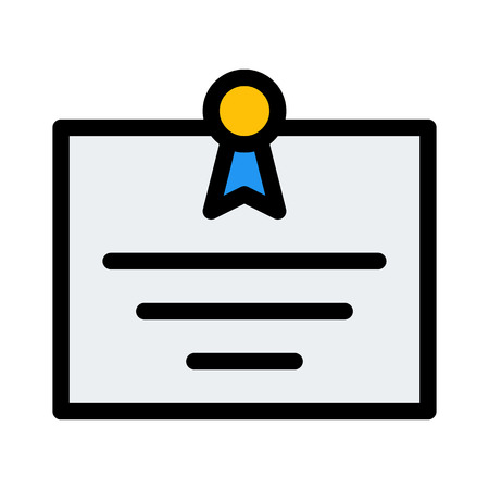 Diploma Course Completionのイラスト素材