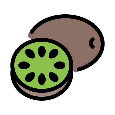 Vitamin Packed Kiwiのイラスト素材