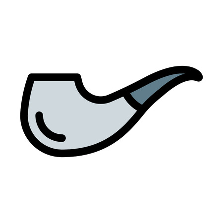 Smoking Tobacco Pipeのイラスト素材