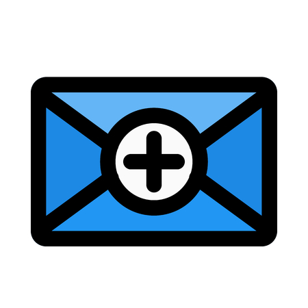 compose new emailのイラスト素材