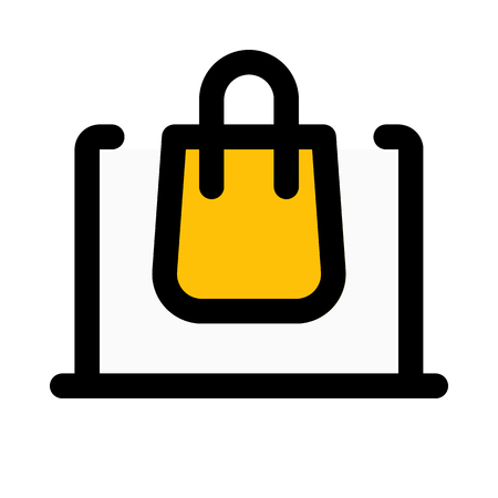 online shopping conceptのイラスト素材