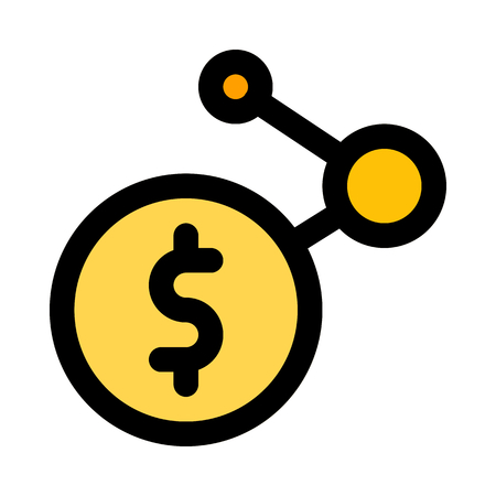 financial currency networkのイラスト素材