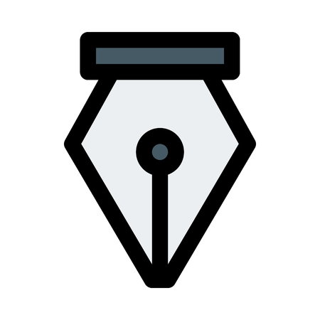 Nib of a pen toolのイラスト素材