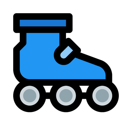 roller skates footwearのイラスト素材
