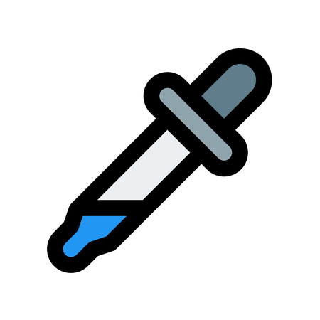 Eyedropper color selector toolのイラスト素材