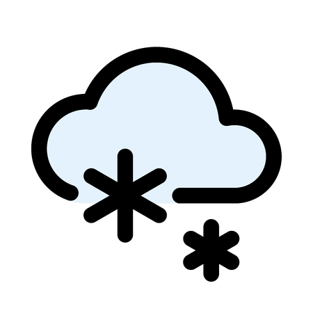 Snowfall, winter seasonのイラスト素材