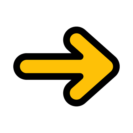 rounded head arrowのイラスト素材