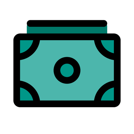 currency banknotes stackのイラスト素材