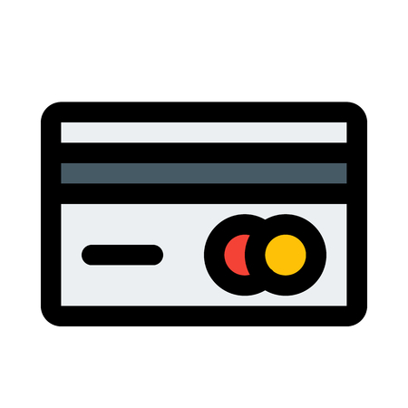 debit card backのイラスト素材