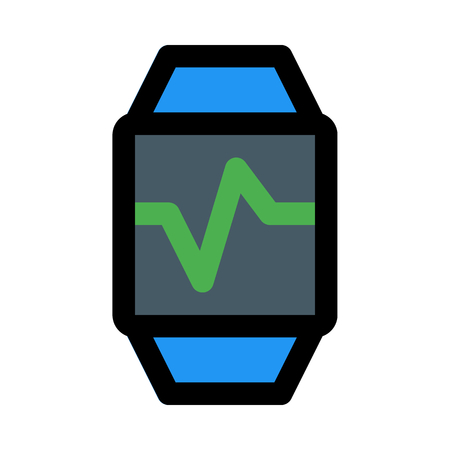 smartwatch fitness appのイラスト素材