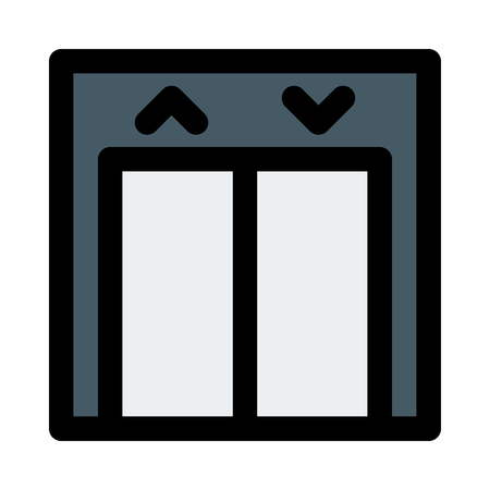 Elevator, vertical transportation.のイラスト素材