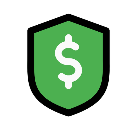 money protection shieldのイラスト素材
