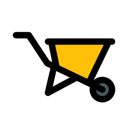 Wheel barrow cartのイラスト素材