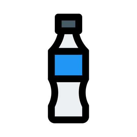 water bottle packagingのイラスト素材