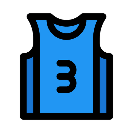 athletic basketball jerseyのイラスト素材