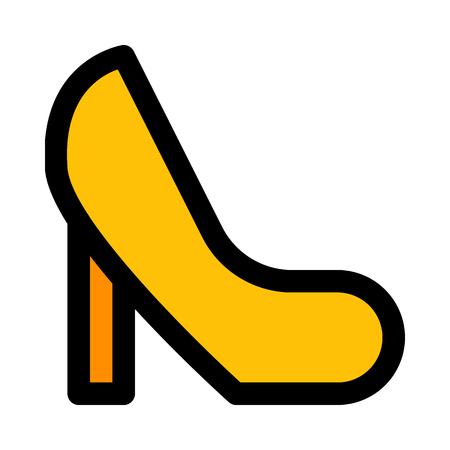 high heel sandalのイラスト素材