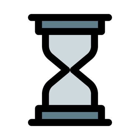 Hourglass, time measurment deviceのイラスト素材