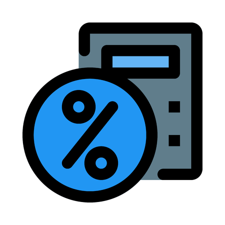 shopping discount calculatorのイラスト素材