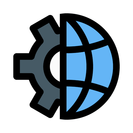 global network settingのイラスト素材