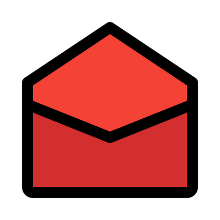 mail envelope openedのイラスト素材