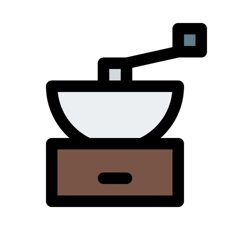 coffee beans grinderのイラスト素材