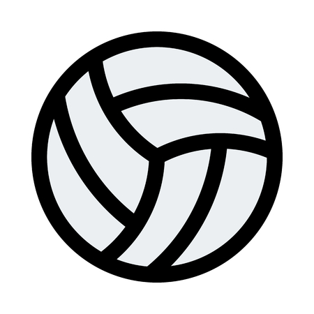 volleyball beach sportsのイラスト素材