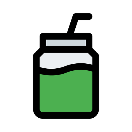 mason jar smoothieのイラスト素材