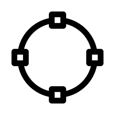 Circular selection toolのイラスト素材