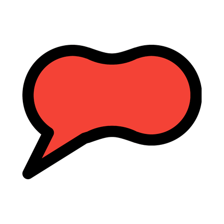 speech balloon notificationのイラスト素材