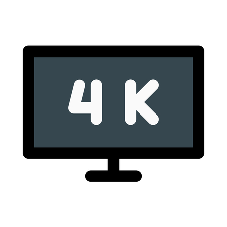 Ultra high definition televisionのイラスト素材