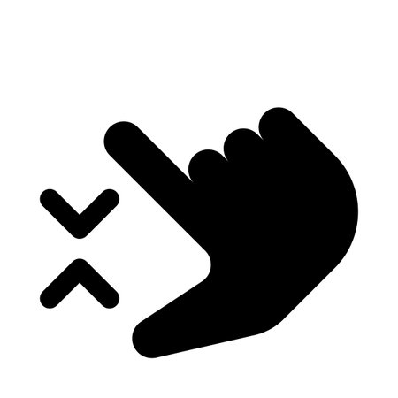 Pinch in for normal viewのイラスト素材