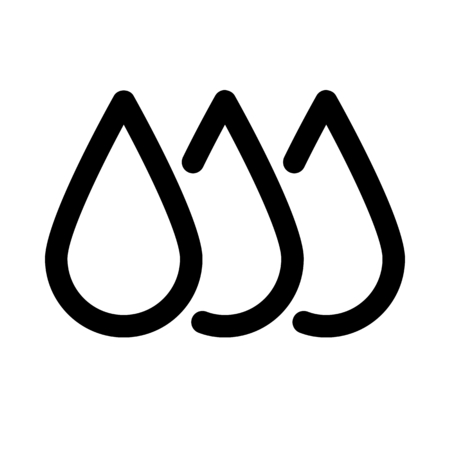 Ink level dropletsのイラスト素材