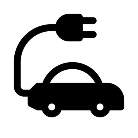 pollution free - electric carのイラスト素材