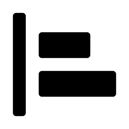 Left alignment optionのイラスト素材