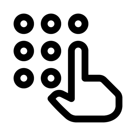 Enter pass codeのイラスト素材