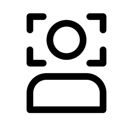 face detection featureのイラスト素材