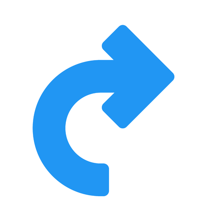 turn arrowのイラスト素材