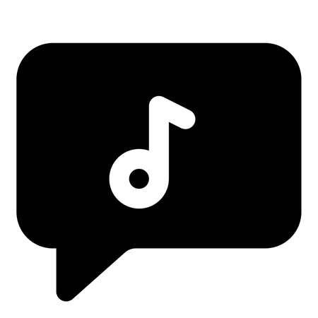 Comment on a music playlist on an online platformのイラスト素材