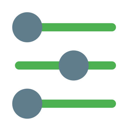 Equalizer setting for the music and audio playbackのイラスト素材